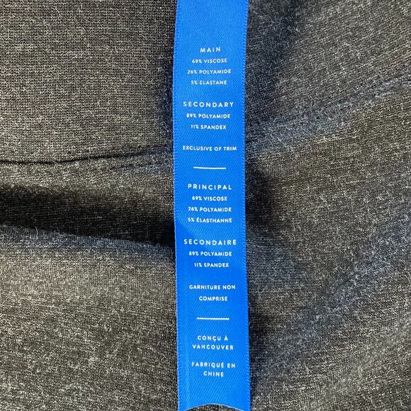 Kit And Ace Gray Stretch Ponte Pant - 4 - Picture 6 of 9